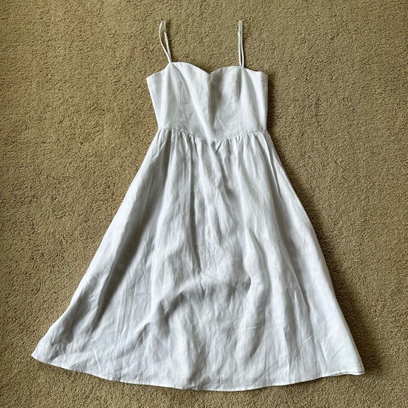 Reformation Dresses & Skirts - Reformation White Linen Dress